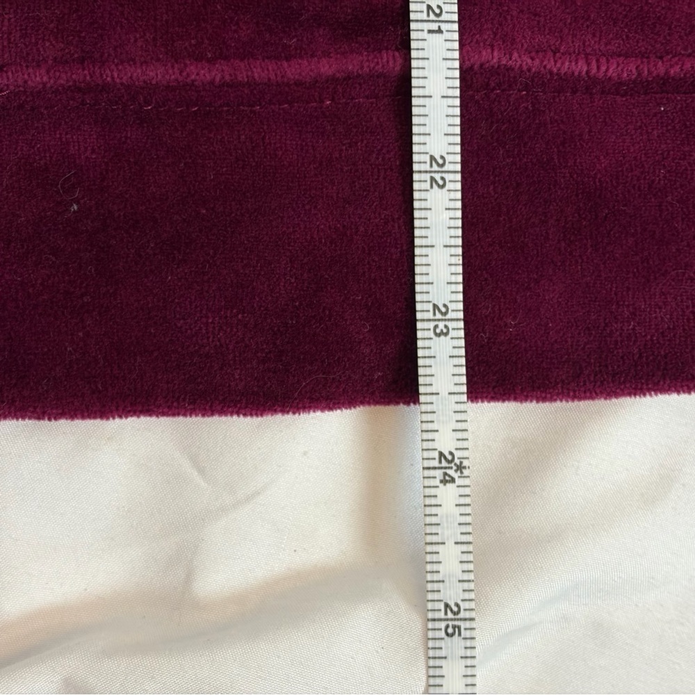 Karen Scott Rich Burgundy Velour Lounge/Track set - Picture 12 of 14